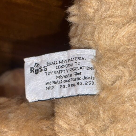 Russ “Browning”Jointed Teddy Bear 12” Plush Stuffed Animal Bears From The Past - Picture 8 of 8